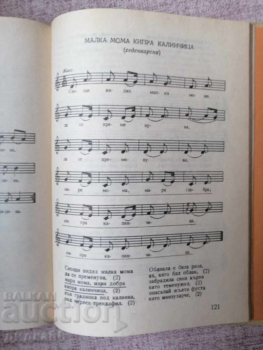 Cântece populare. Cântece notate / Elena Stoin cu preț 15.00 BGN | € 7.67