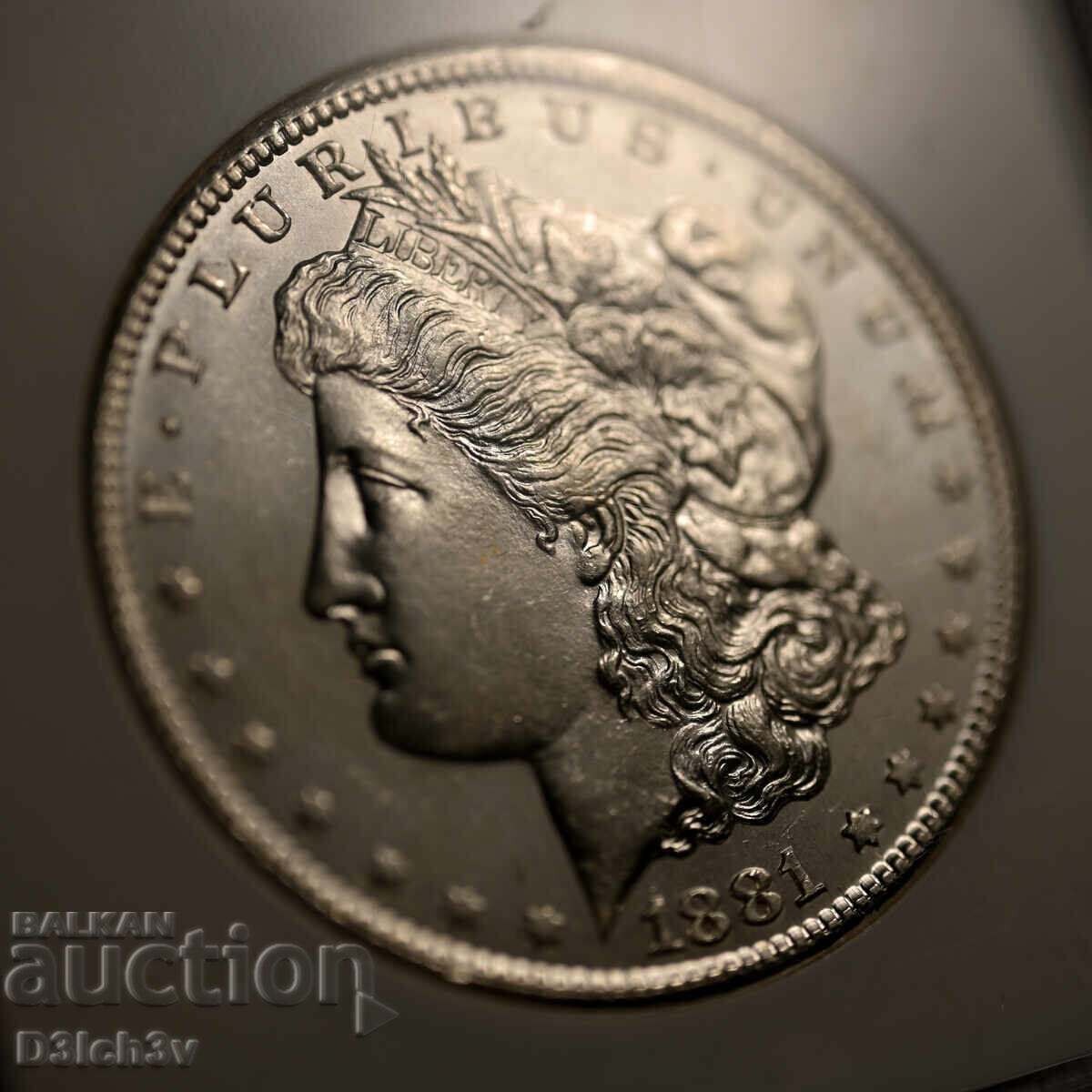 Аукцион САЩ 1 Морган Долар 1881 * MS64PL * NGC