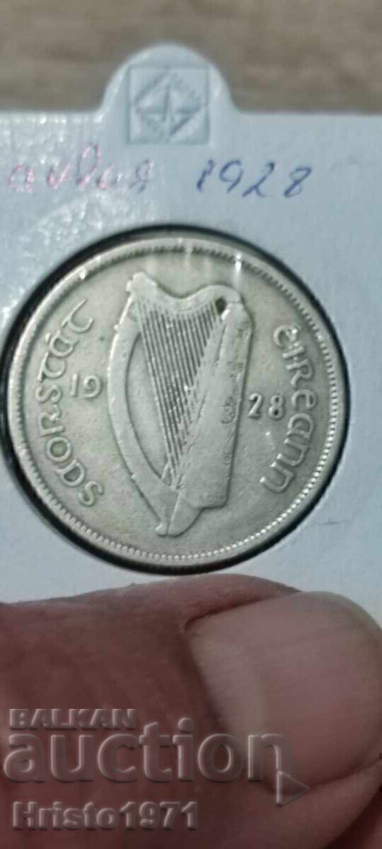 2 șilingi (Florin) 1928 Éire cu preț € 20.00 | 39.12 BGN