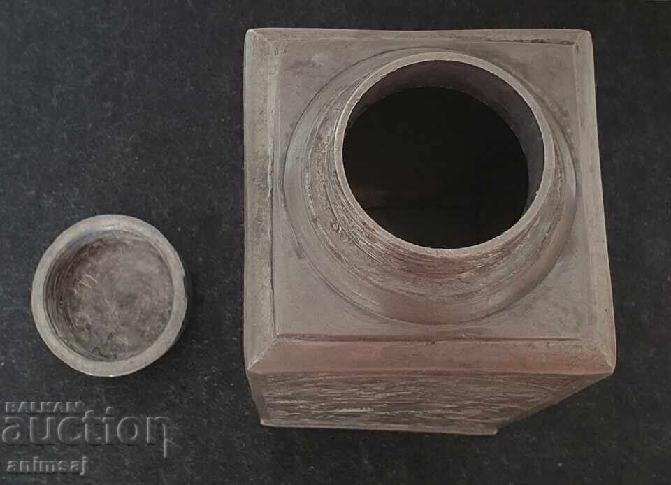 Auction Lead tin spider with beautiful ornaments Auction Lead tin spider with beautiful ornaments