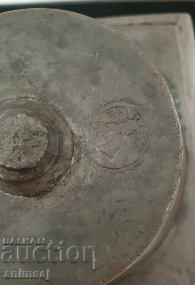 Lead tin spider with beautiful ornaments - 6 Lead tin spider with beautiful ornaments - 6