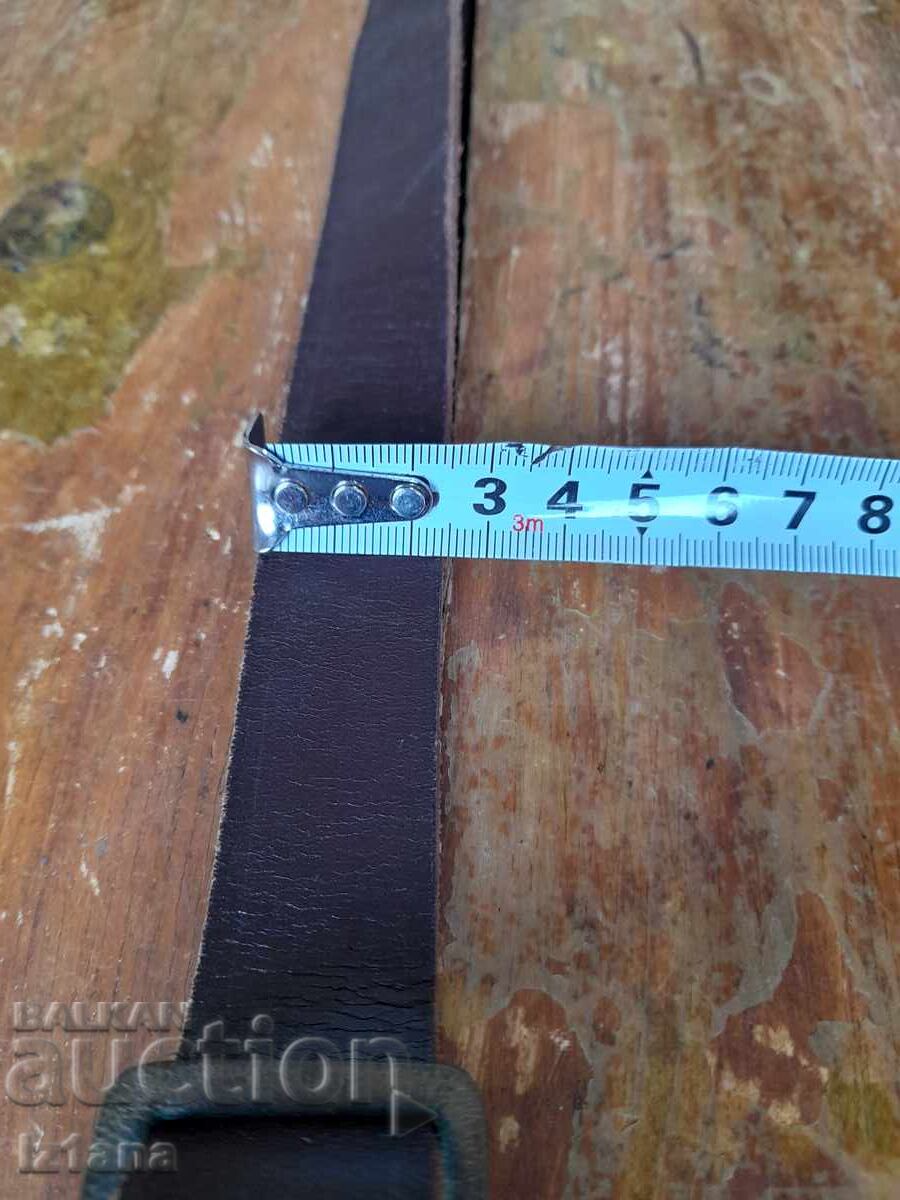 Curea veche de piele, curea de pușcă - 5 Curea veche de piele, curea de pușcă - 5