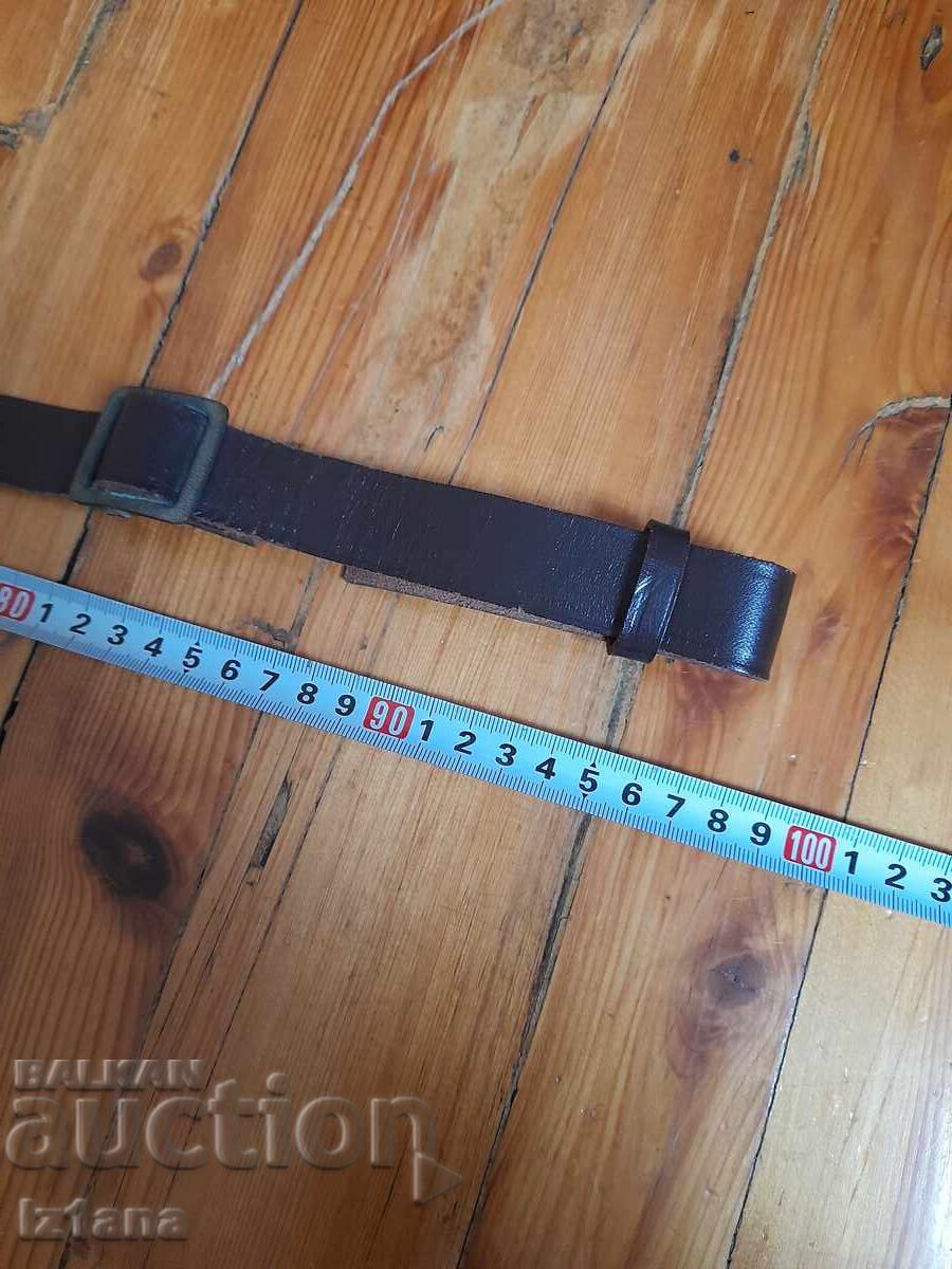 Curea veche de piele, curea de pușcă - 6 Curea veche de piele, curea de pușcă - 6