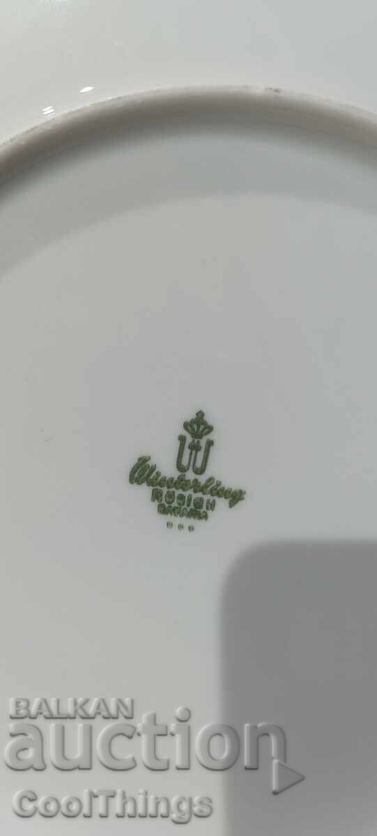 Three-piece porcelain coffee set, marked - 6 Three-piece porcelain coffee set, marked - 6