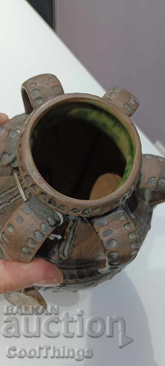 Wonderful marked vintage vase - 5