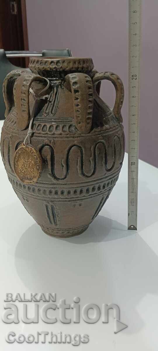 Wonderful marked vintage vase - 7