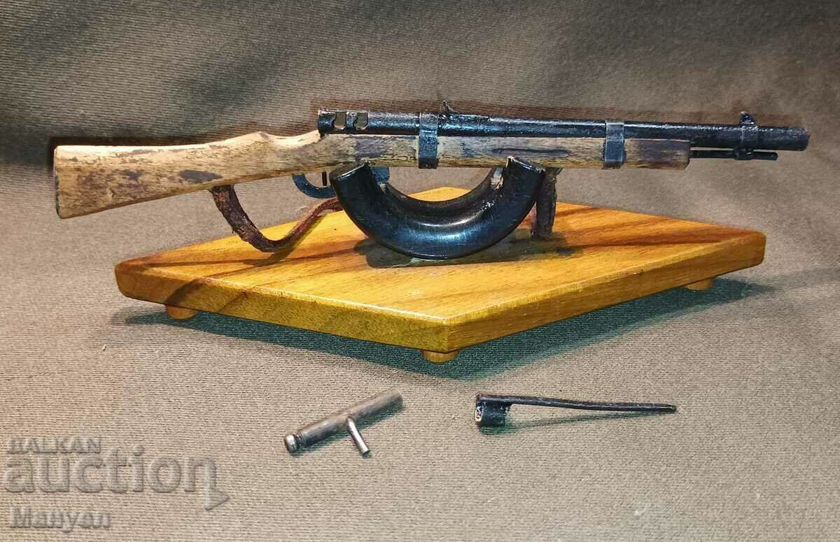 Стара миниатюра на пушка"Мосин Наган". - 7 Стара миниатюра на пушка"Мосин Наган". - 7