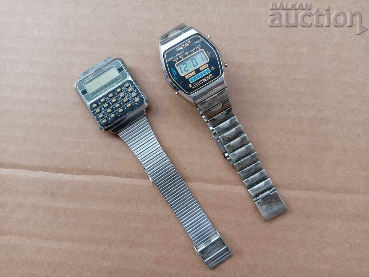 Retro vintage watch LEVIS calculator and TRISTAR two pieces with price 31.00 BGN | € 15.85 Retro vintage watch LEVIS calculator and TRISTAR two pieces with price 31.00 BGN | € 15.85