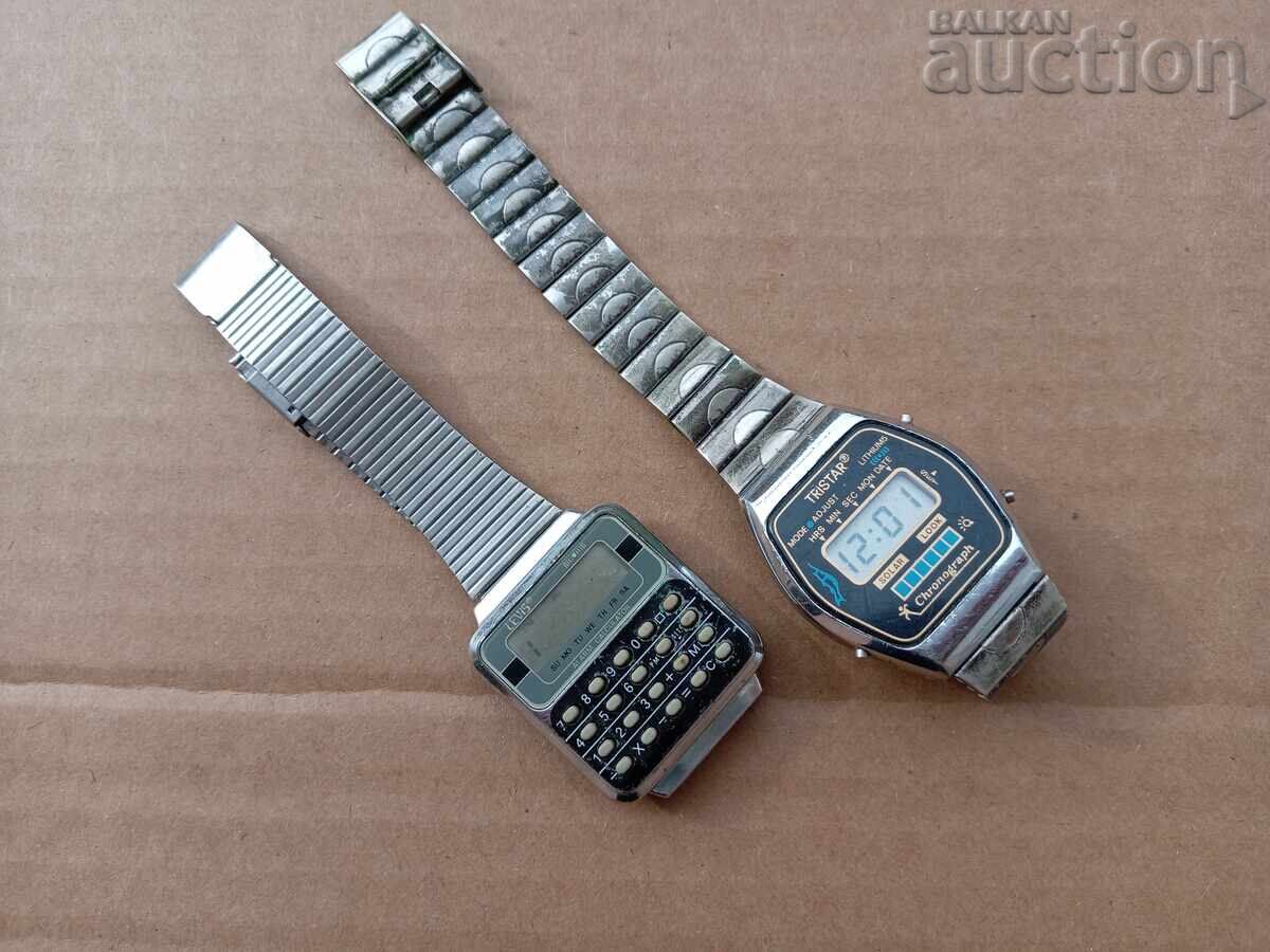 Auction Retro vintage watch LEVIS calculator and TRISTAR two pieces Auction Retro vintage watch LEVIS calculator and TRISTAR two pieces