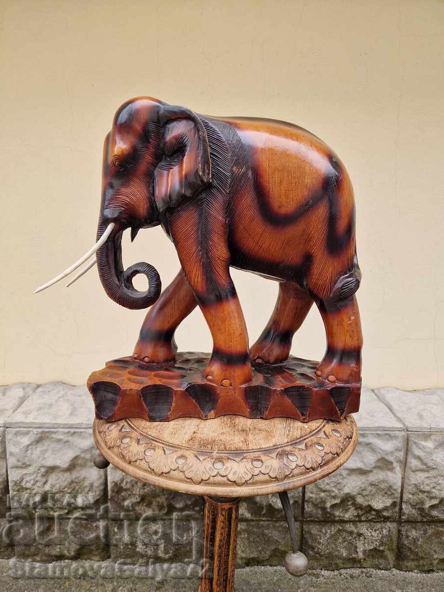 Τεράστια αντίκα ξύλινη φιγούρα αγαλματίδιο με τιμή 597.00 BGN | € 305.24