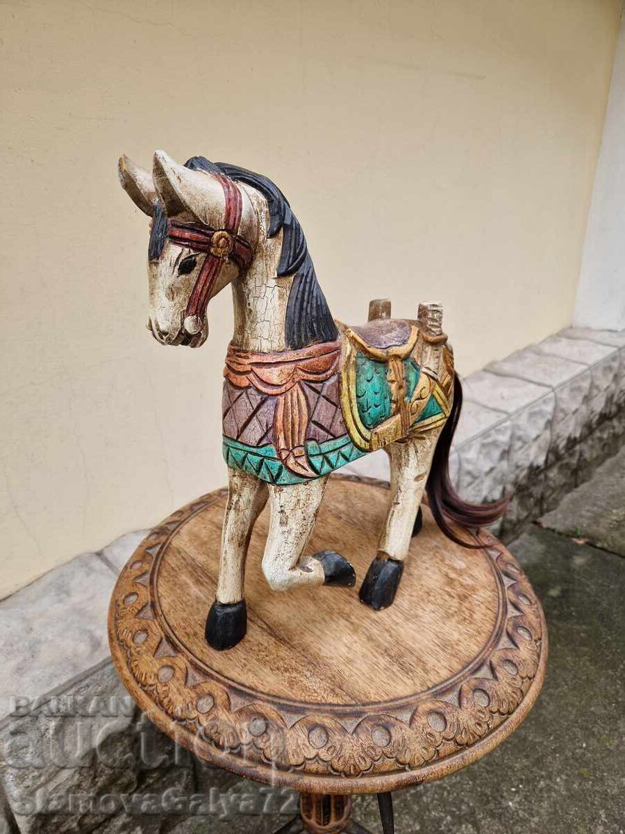 Стара колекционерска антикварна дървена фигура - 5 Стара колекционерска антикварна дървена фигура - 5