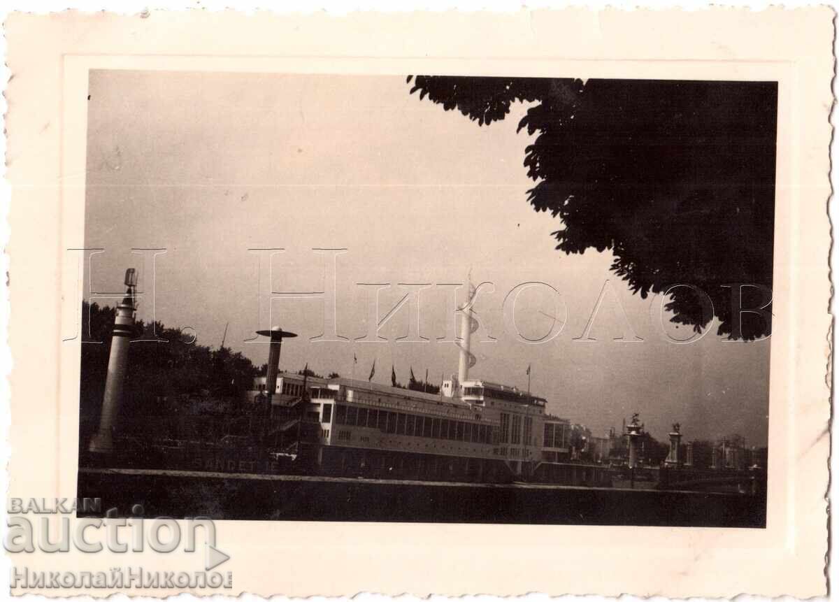 1937 FOTOGRAFIE VECHE PARIS EXPOZIȚIE JURNALIST. SALA D597