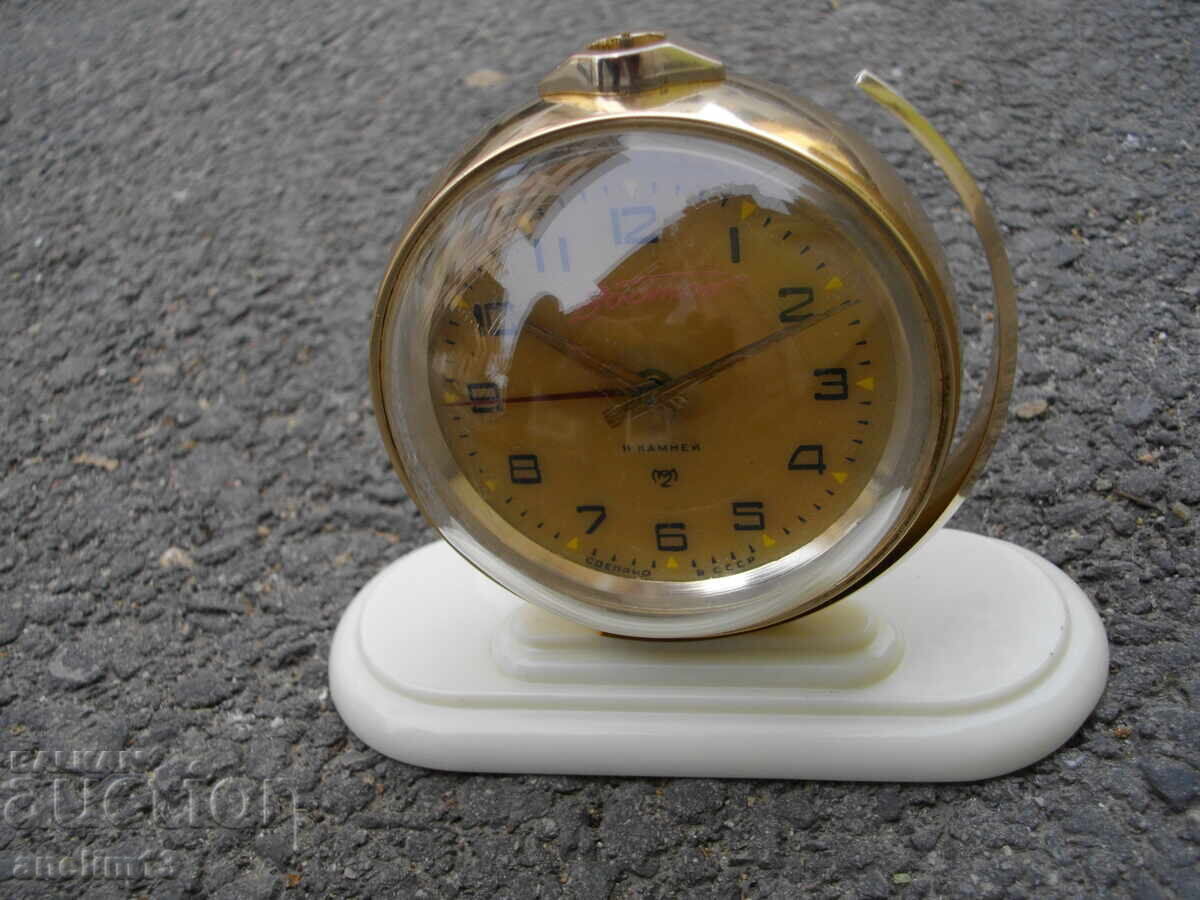 Kolektsionerski ryadŭk budilnik VOSTOK SLAVA GLOBUS SLAVA Kolektsionerski ryadŭk budilnik VOSTOK SLAVA GLOBUS SLAVA