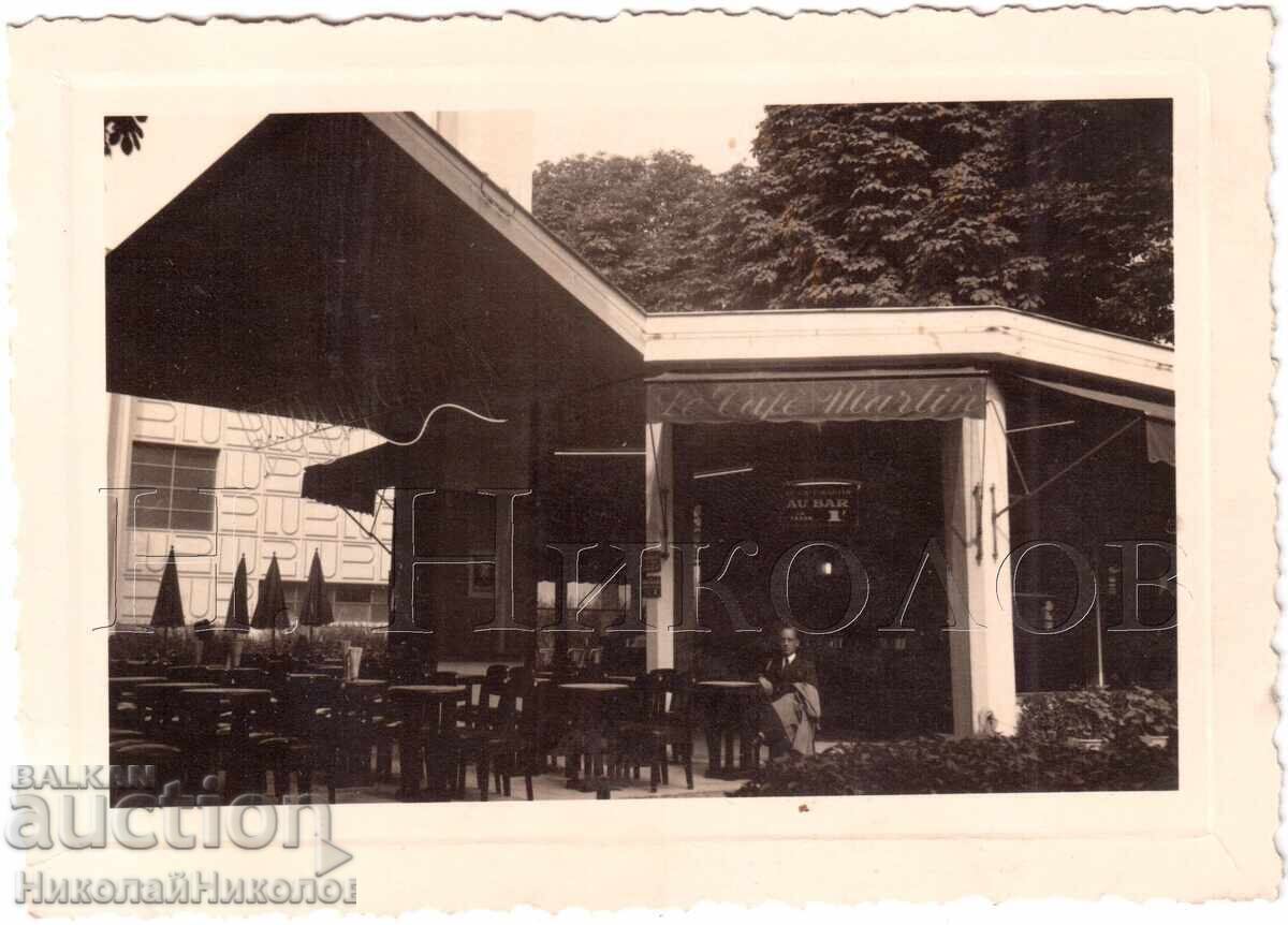 1937 Old Photo Paris Exhibition Advertising Bar D600