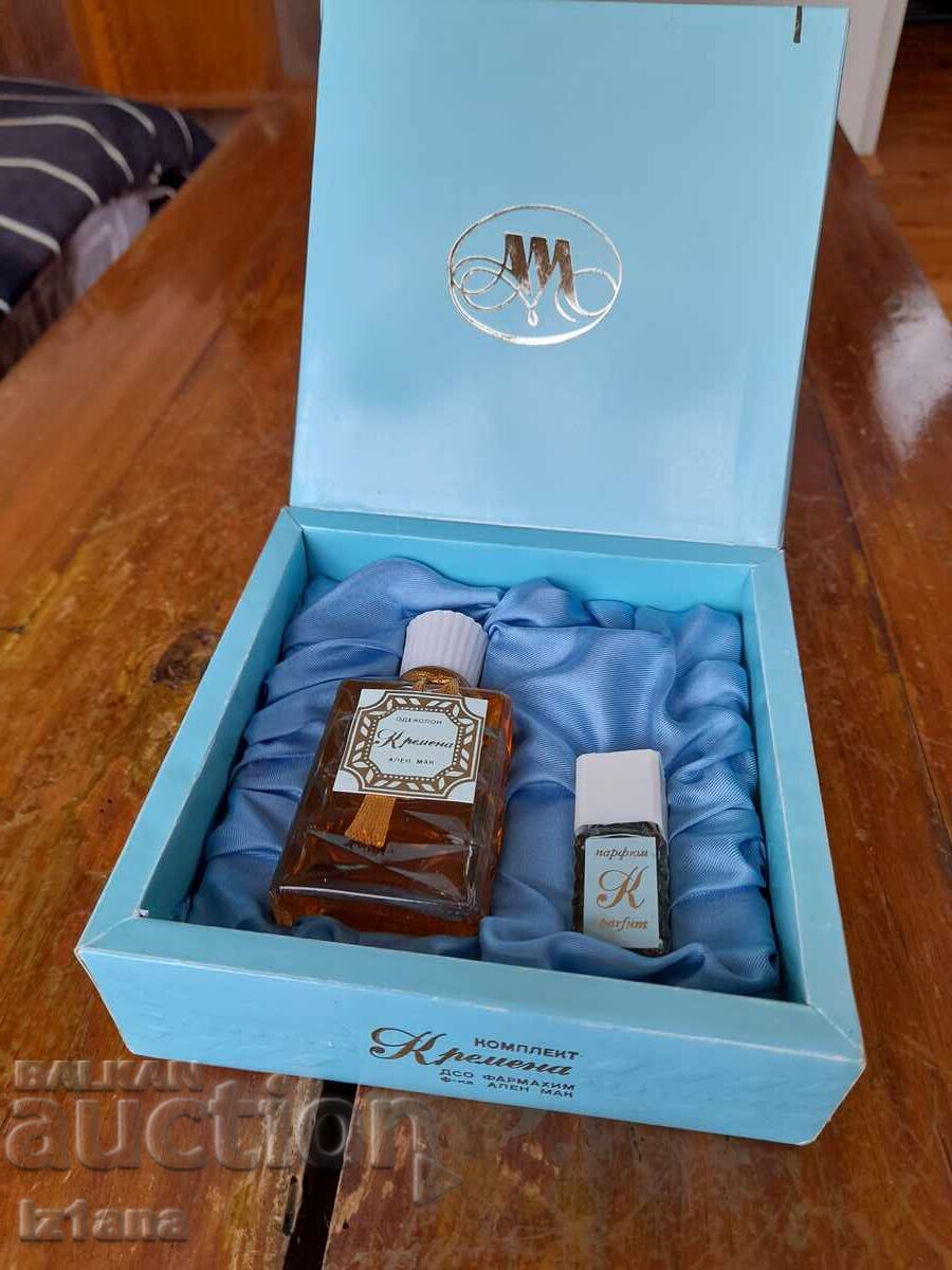 Starter set of cologne and perfume Kremena with price 100.00 BGN | € 51.13 Starter set of cologne and perfume Kremena with price 100.00 BGN | € 51.13