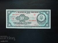 MEXICO 10 PESOS 1961 NEW UNC
