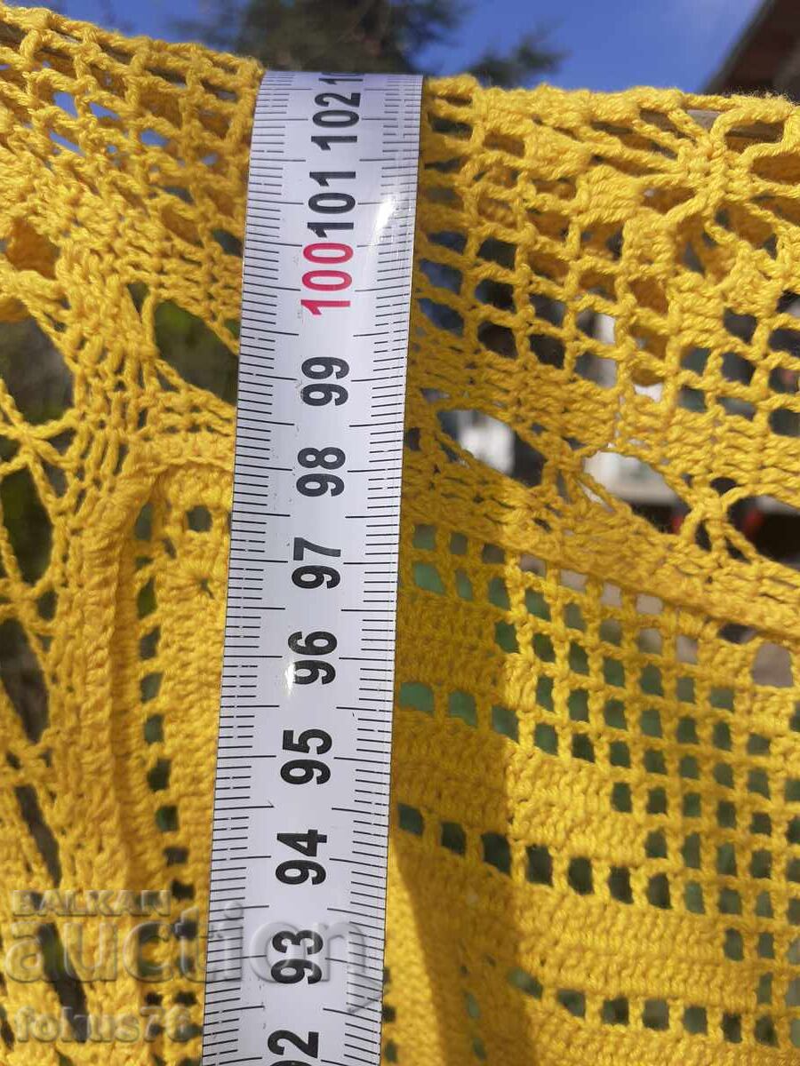 Παράδοση Παλιά πλεκτή κουβέρτα με βελονάκι Παράδοση Παλιά πλεκτή κουβέρτα με βελονάκι