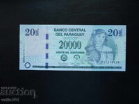 PARAGUAY 20000 20 000 GUARANI 2015 NOUĂ UNC