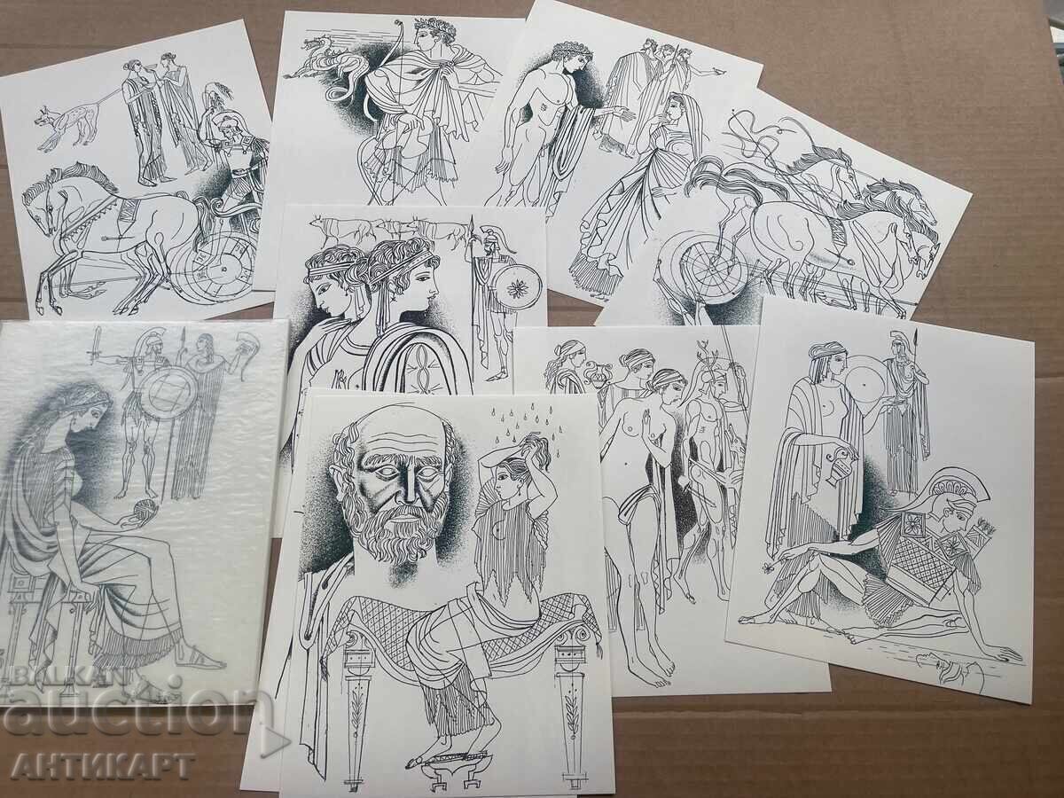 30 black and white etchings by Lyuben Dimanov, 1980 with price 229.00 BGN | € 117.09 30 black and white etchings by Lyuben Dimanov, 1980 with price 229.00 BGN | € 117.09