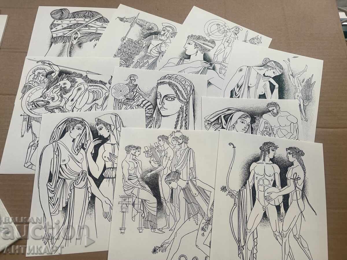 30 black and white etchings by Lyuben Dimanov, 1980 - 5 30 black and white etchings by Lyuben Dimanov, 1980 - 5