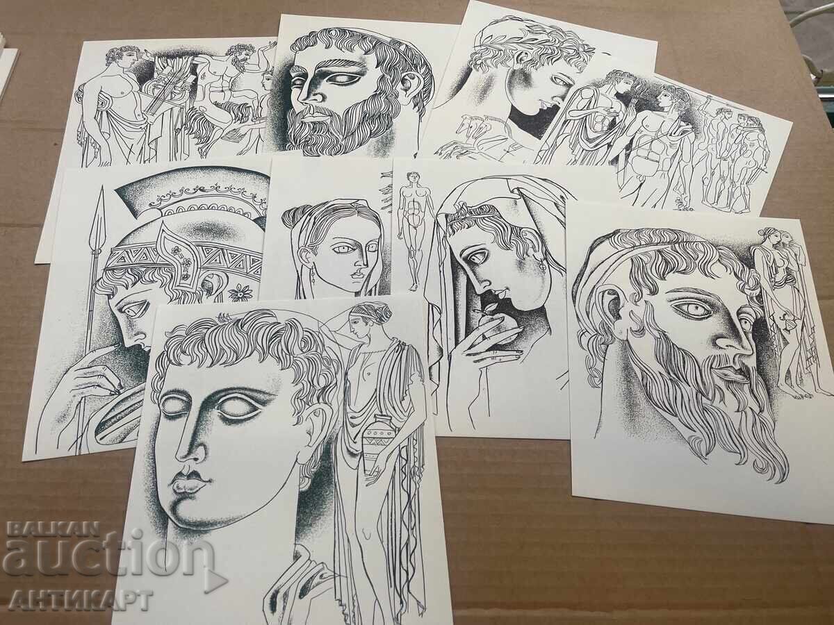 30 black and white etchings by Lyuben Dimanov, 1980 - 6 30 black and white etchings by Lyuben Dimanov, 1980 - 6