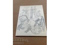 30 bucăți gravuri negru alb-negru de Luben Dimanov 1980