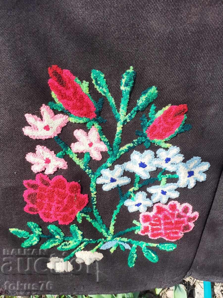 Old authentic large embroidered apron for traditional costume with price 140.00 BGN | € 71.58 Old authentic large embroidered apron for traditional costume with price 140.00 BGN | € 71.58