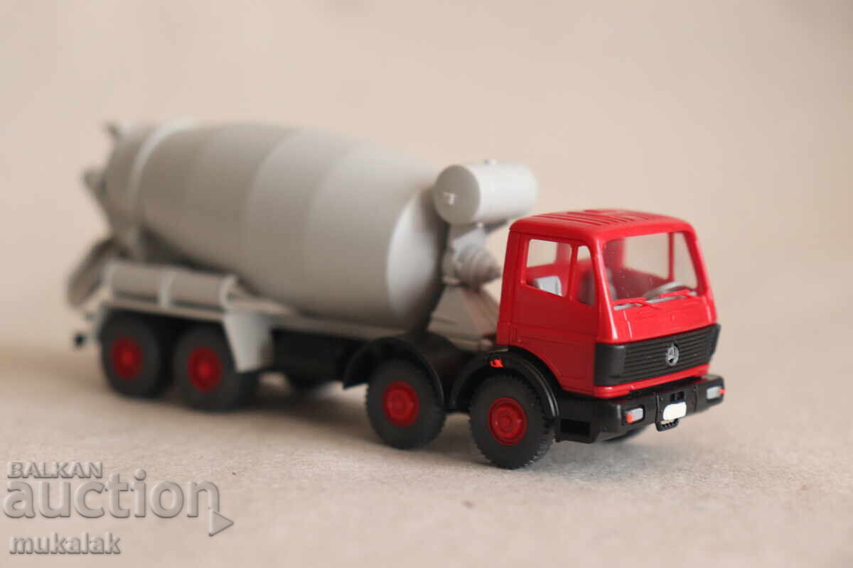 WIKING? H0 1/87 MERCEDES CAMION MODEL BETONIERĂ COLIȚĂ - 7