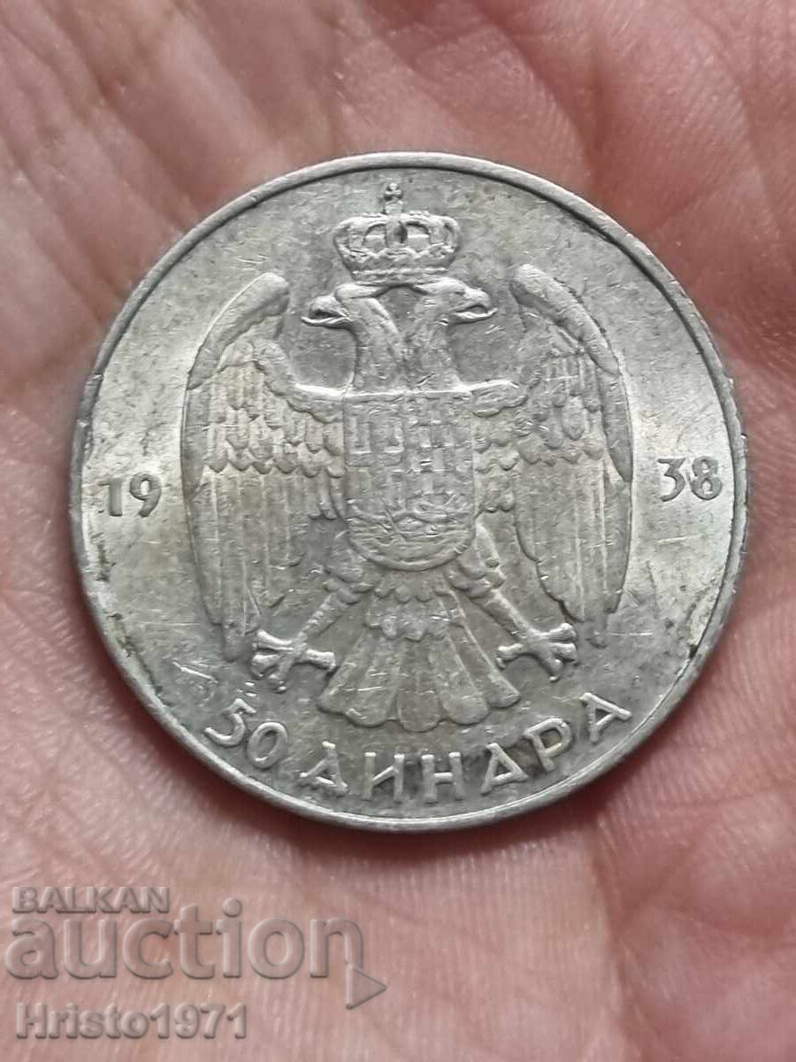 50 dinars 1938