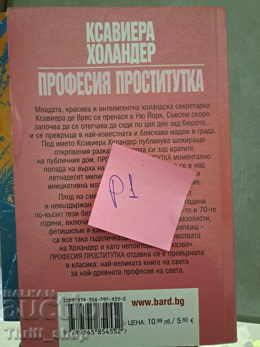 Profession: Prostitute with price 5.00 BGN | € 2.56 Profession: Prostitute with price 5.00 BGN | € 2.56