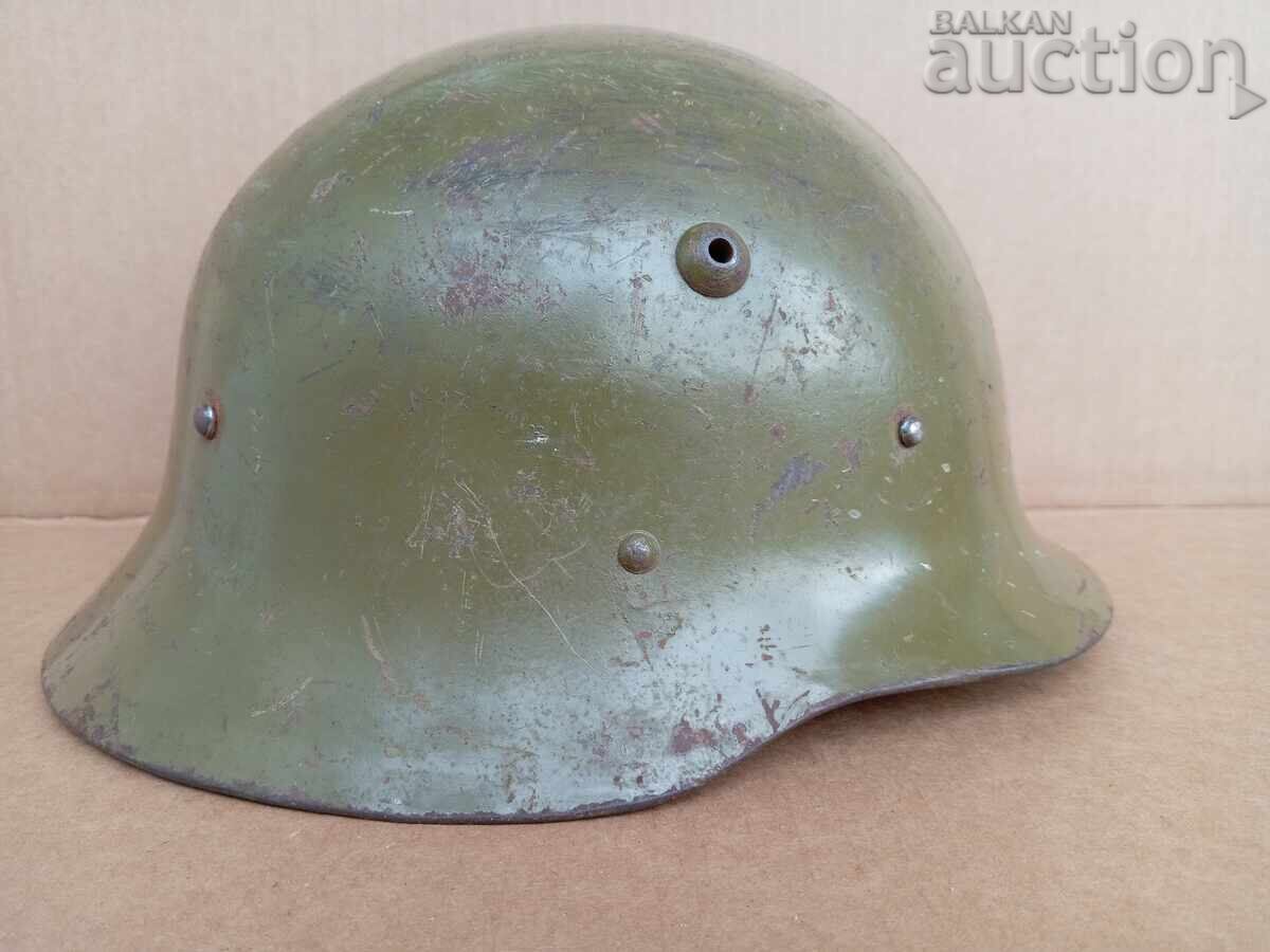 old helmet folded edge M36 M36 BULGARIAN ARMY - 5
