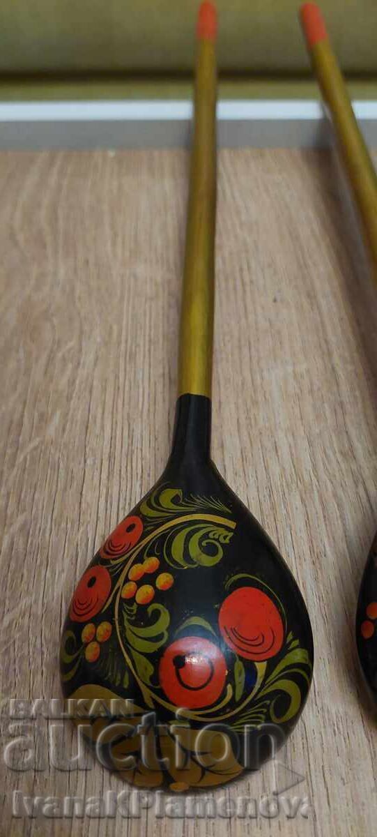 Delivery of Khokhloma Spoons Russia, Excellent for Collectors Delivery of Khokhloma Spoons Russia, Excellent for Collectors