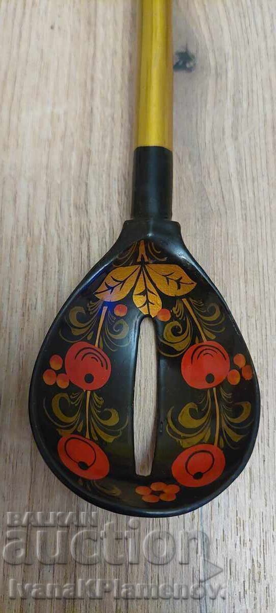 Linguri Hohloma Rusia, excelente pentru colecționari - 7 Linguri Hohloma Rusia, excelente pentru colecționari - 7