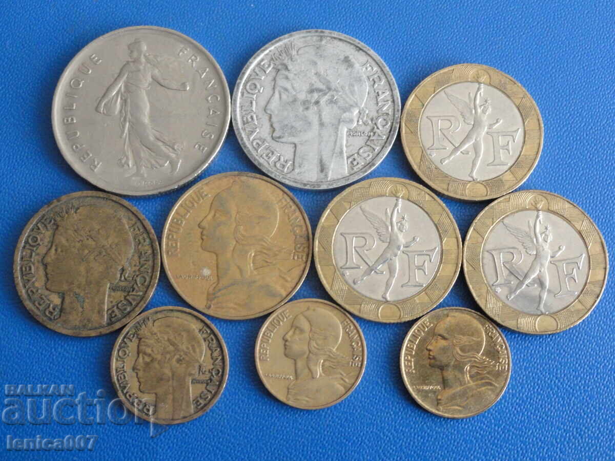 Δημοπρασία Γαλλία - Νομίσματα (10 τεμάχια) Δημοπρασία Γαλλία - Νομίσματα (10 τεμάχια)