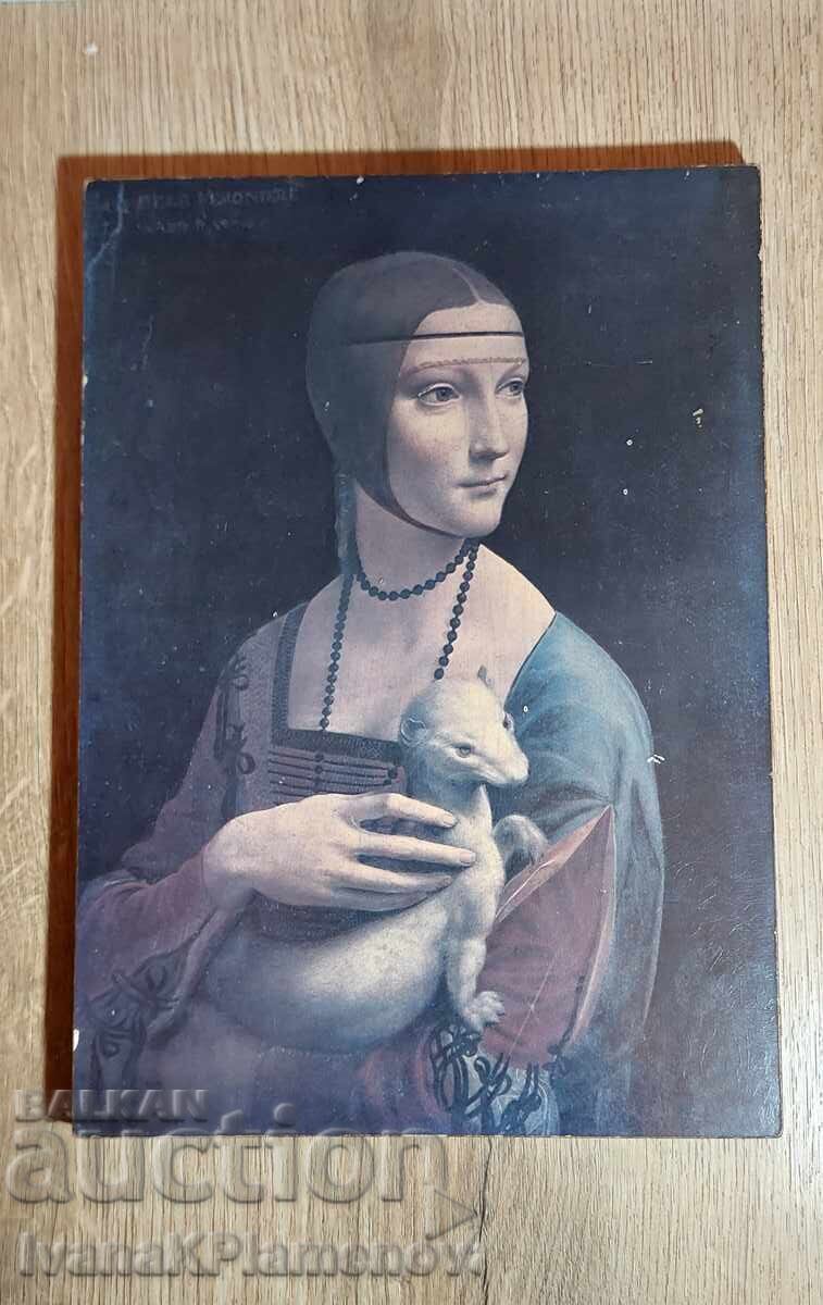 Painting reproduction on wooden board Painting reproduction on wooden board