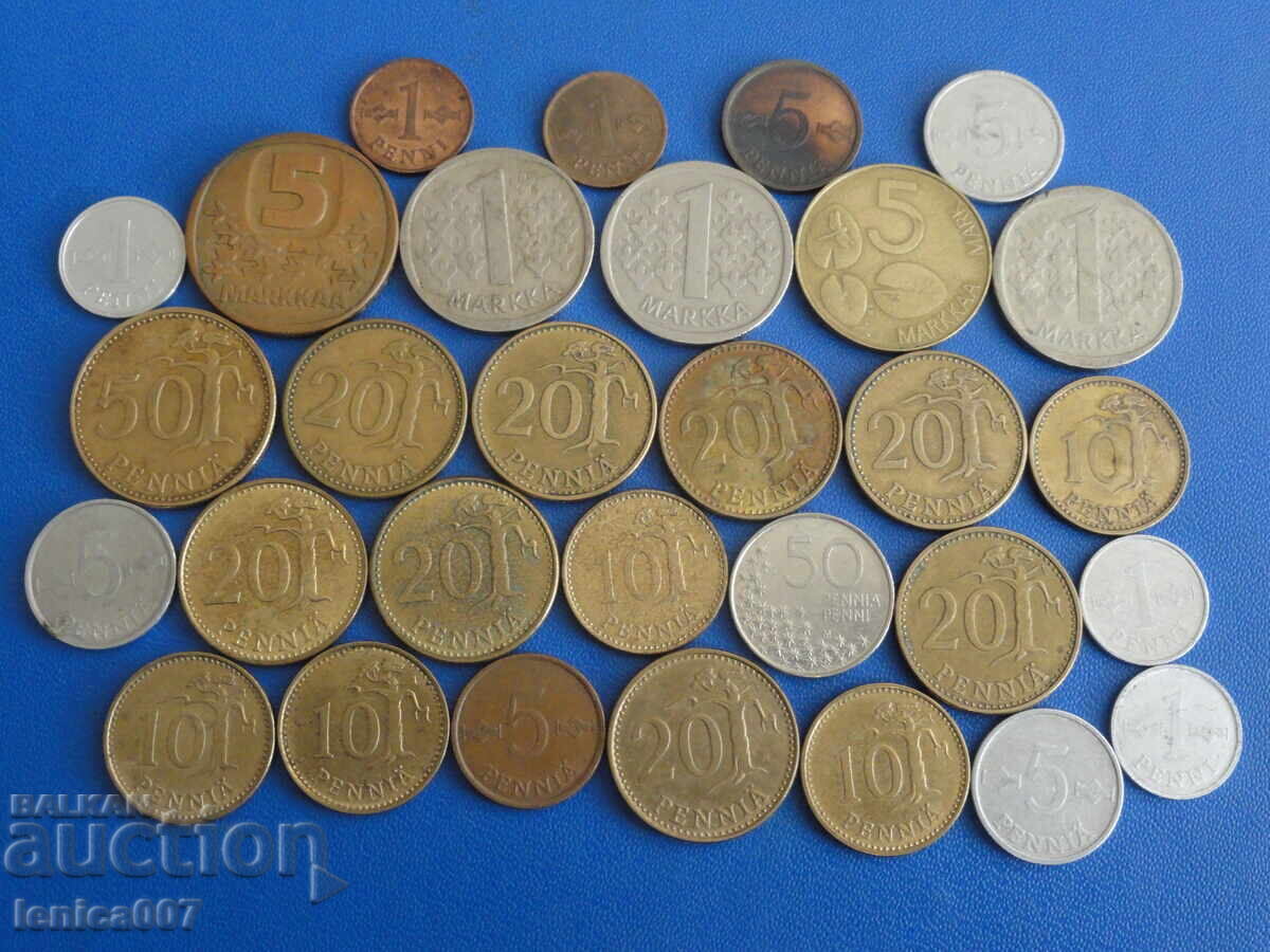 Finland - Coins (30 pieces) with price 11.80 BGN | € 6.03 Finland - Coins (30 pieces) with price 11.80 BGN | € 6.03
