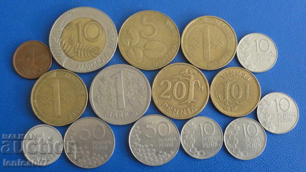 Доставка на Финландия - Монети (15 броя)