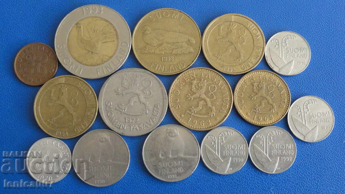 Φινλανδία - Νομίσματα (15 τεμάχια) - 5