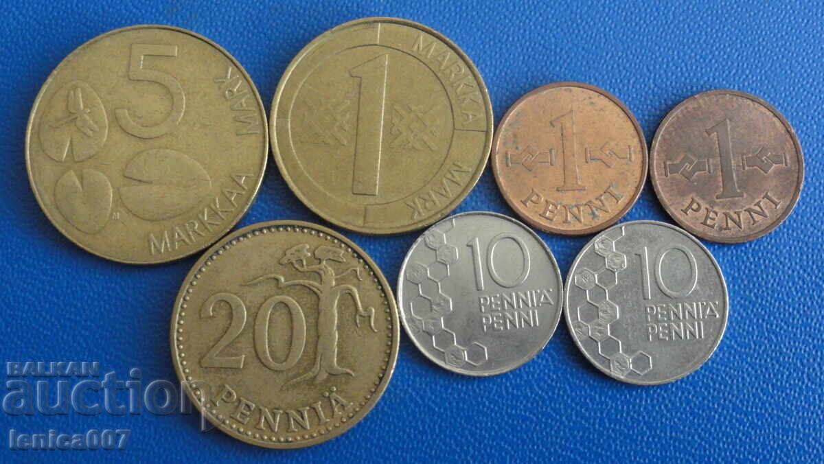 Delivery of Finland - Coins (7 pieces) Delivery of Finland - Coins (7 pieces)