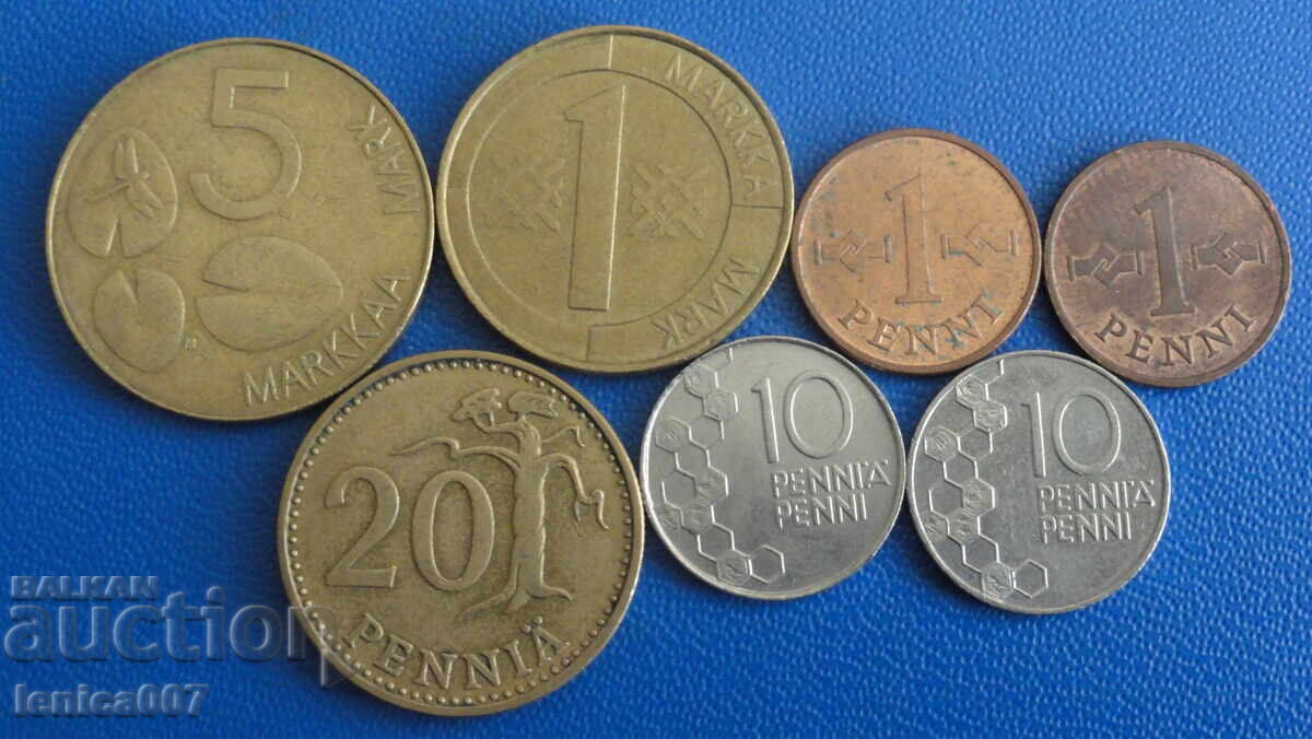 Finland - Coins (7 pieces) - 6 Finland - Coins (7 pieces) - 6