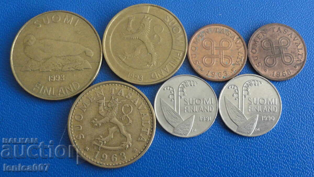Finland - Coins (7 pieces) Finland - Coins (7 pieces)