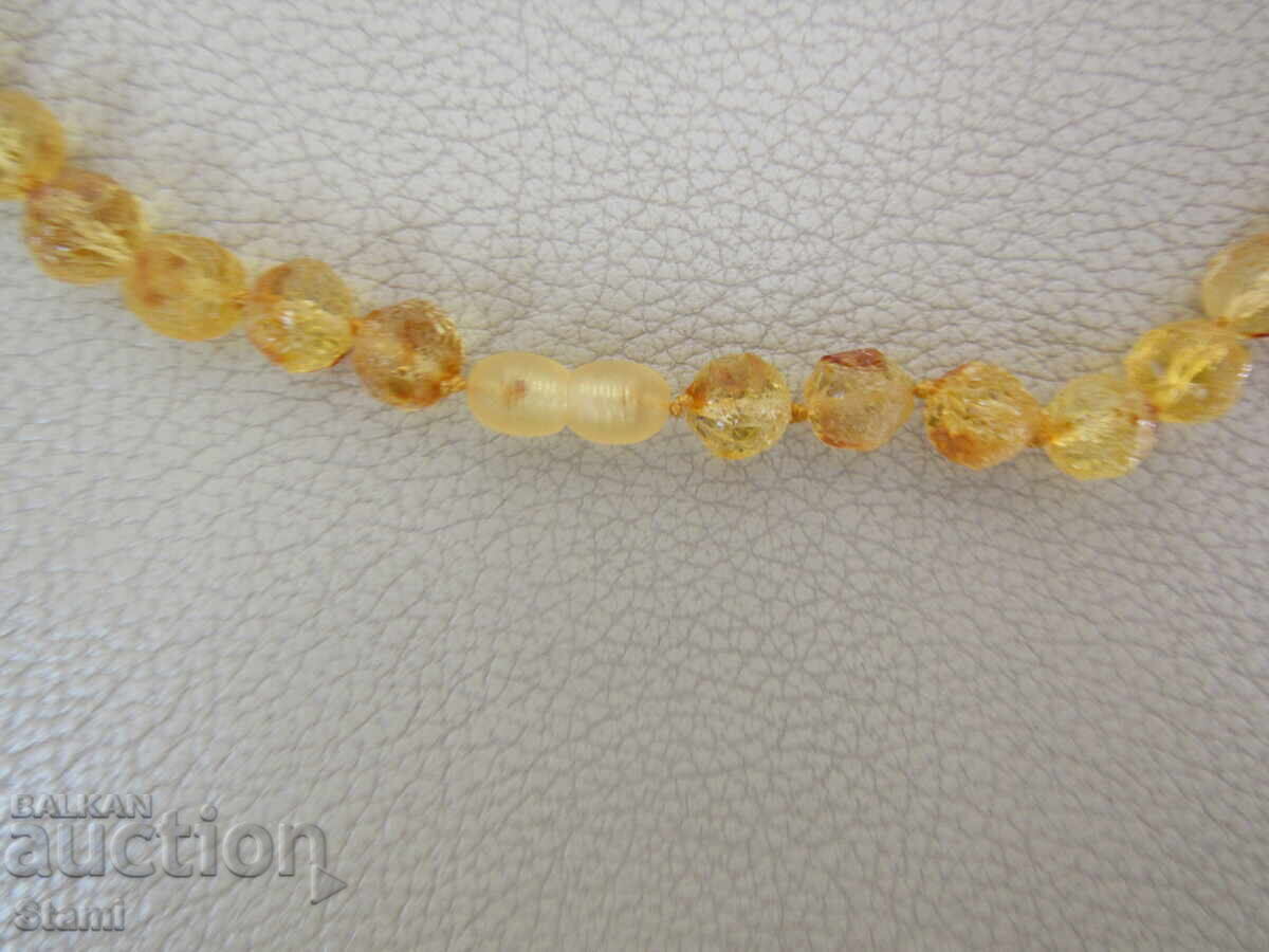 Women's circle necklace made of premium Baltic amber - 7 Women's circle necklace made of premium Baltic amber - 7