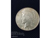 Peace Dollar 1923-S Year, Silver, USA