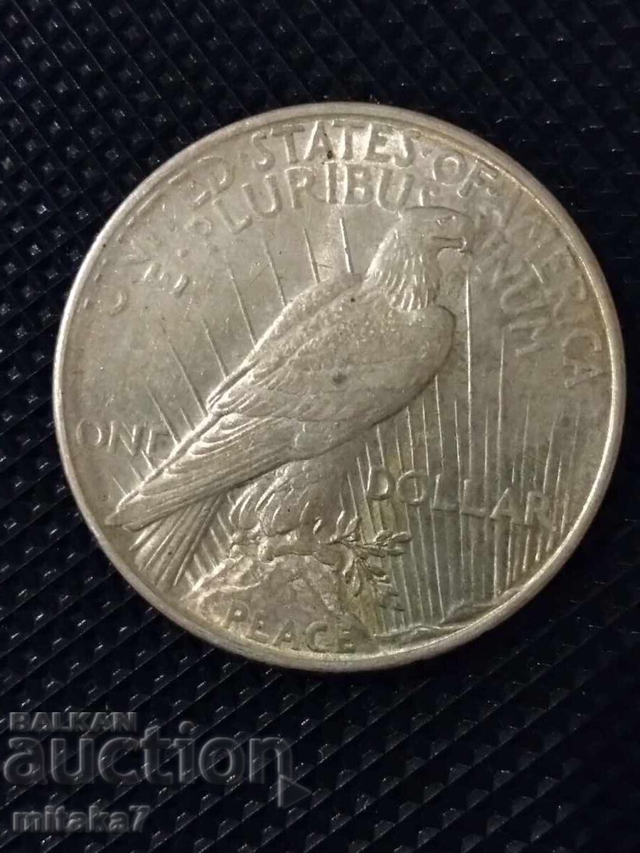 Пийс долар 1926-D година, сребро, САЩ с цена 109.00 лв. | € 55.73
