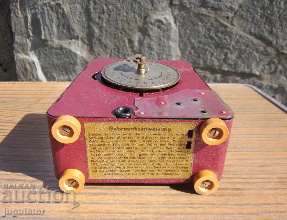 Rare Antique Working German Clock Aura D.R.G.M - 6 Rare Antique Working German Clock Aura D.R.G.M - 6