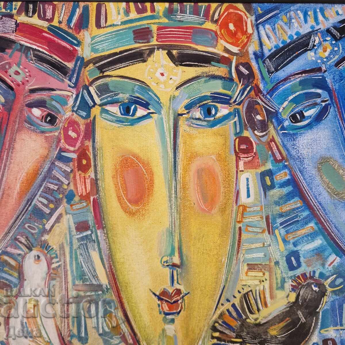 Delivery of Beautiful Doychev painting, 2002 Delivery of Beautiful Doychev painting, 2002