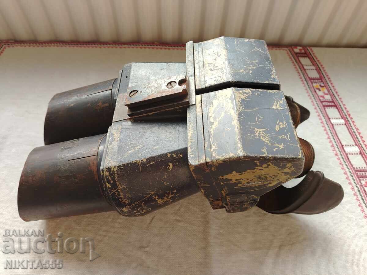 Auction Large German Military Binoculars DKL D.F.10x80 - WWII Auction Large German Military Binoculars DKL D.F.10x80 - WWII