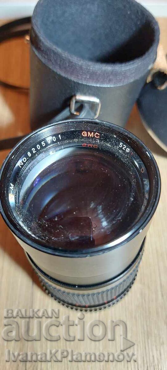 Camera lens with leather case - 5