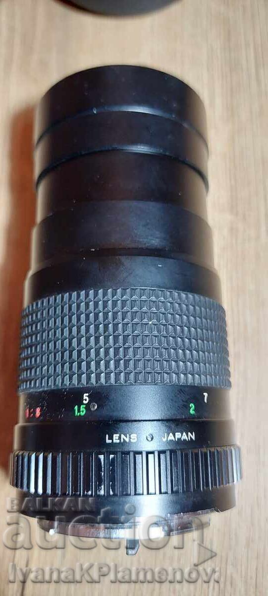 Φακός φωτογραφικής μηχανής με δερμάτινη θήκη