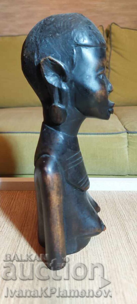 Delivery of Solid wood carving from Africa for collectors